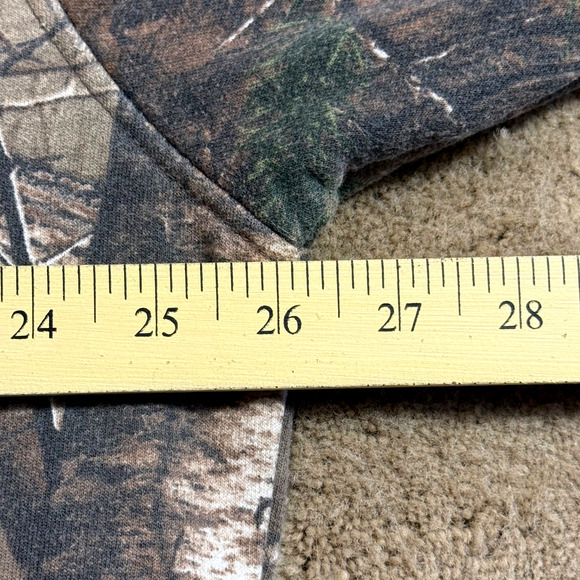 RealTree Hoodie Mens Size XL Logo Buck Graphic Hunting Oversized EUC - Picture 6 of 8